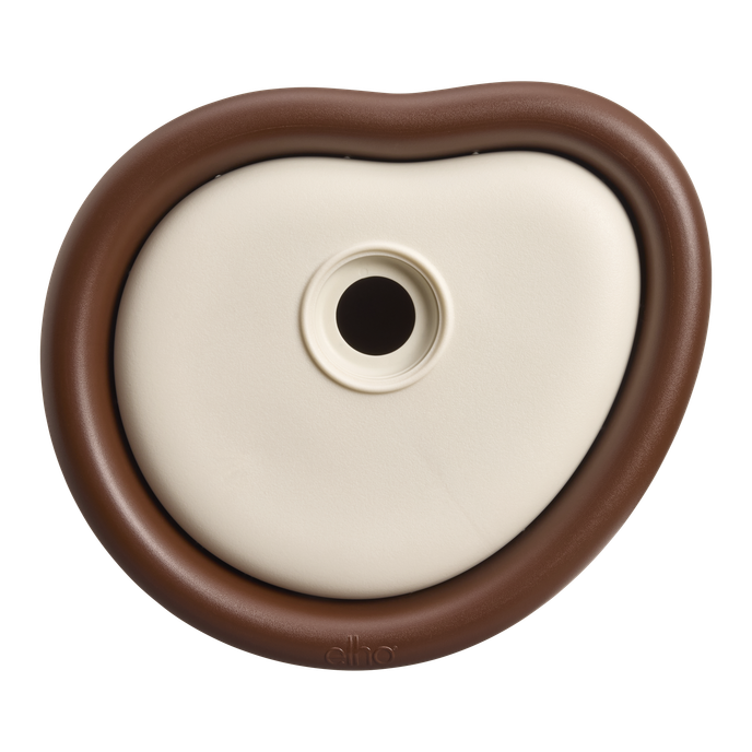 organic bird house 25cm marrone castagna